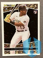 2021 Topps Update KE'BRYAN HAYES #BG-21 Black Gold RC Pirates Rookie